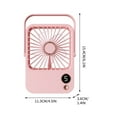 thumbnail image 3 of Portable Fan,Mini Fan for Desk,2025 New Small Fan USB Rechargeable Adjustable Speed,10-15 Working Hours Mini Portable Desktop Fan for Dormitory Bedroom Bedhead Travel,Gifts for Women Men, 3 of 8