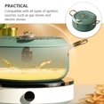 thumbnail image 4 of LEEYNEER 1Set Mini Deep Fryer with Thermometer  Home Cooking Green, 4 of 6