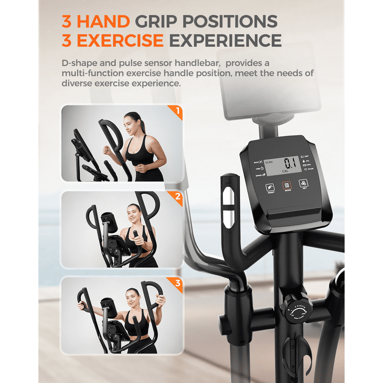 Fully assembled online elliptical machine