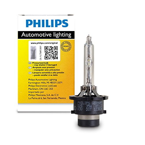 Philips D2S 85122C1 Xenon HID Headlight Bulb (Pack of 1)