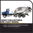thumbnail image 3 of Diecast Masters Caterpillar CT660 Day Cab Tractor w/McNeilus Concrete Mixer | Transport Series Cat Trucks & Construction Equipment | 1:50 Scale Model Diecast Collectible Model 85664, 3 of 8