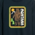 thumbnail image 3 of Instant Message - Montana Bear Badge  - Men's Long Sleeve T-Shirt, 3 of 6