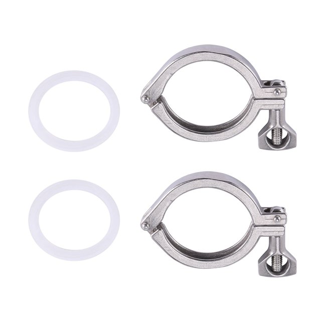 2pcs Tri-abrazadera de acero de un solo pin de alta resistencia Tri abrazadera con tuerca de ala Afortunado Sencillez
