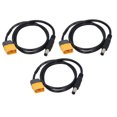 thumbnail image 4 of Cable adaptador de batería XT60 a CC (3 unidades, macho a macho), cable de carga para dron o coche., 4 of 14
