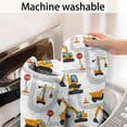 thumbnail image 5 of Cartoon Construction Vehicles Roads White Pattern Bathroom Rugs Mat,Non Slip Microfiber Bathroom Rug,Rubber Backing,Soft Bathroom Mats for Bathroom Floor,Tub and Shower,60x24in(150x60cm), 5 of 5