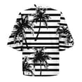 thumbnail image 4 of DeHolifer T-Shirts for Women V-Neck Camouflage Printed Ruffle Short Sleeve Summer Trendy Beach Lightweight Casual Tops White S, 4 of 7