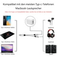 thumbnail image 4 of Adaptador USB C auriculares y carga, USB C splitter 2 USB C, 2 en 1, 4 of 8