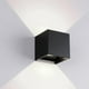 thumbnail image 3 of de lámpara de pared LED de 12 W, iluminación de pared impermeable para interiores y exteriores, luz de pared hacia arriba y hacia abajo, antioxida Luz blanca negra, 3 of 8