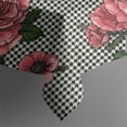 thumbnail image 5 of Pioneer Flower Floral Print Pattern Square Tablecloth,Waterproof Square Table Cover,Wipeable Spillproof Washable Table Cover for Home Kitchen Party Decor 42"X42"(107x107cm), 5 of 6
