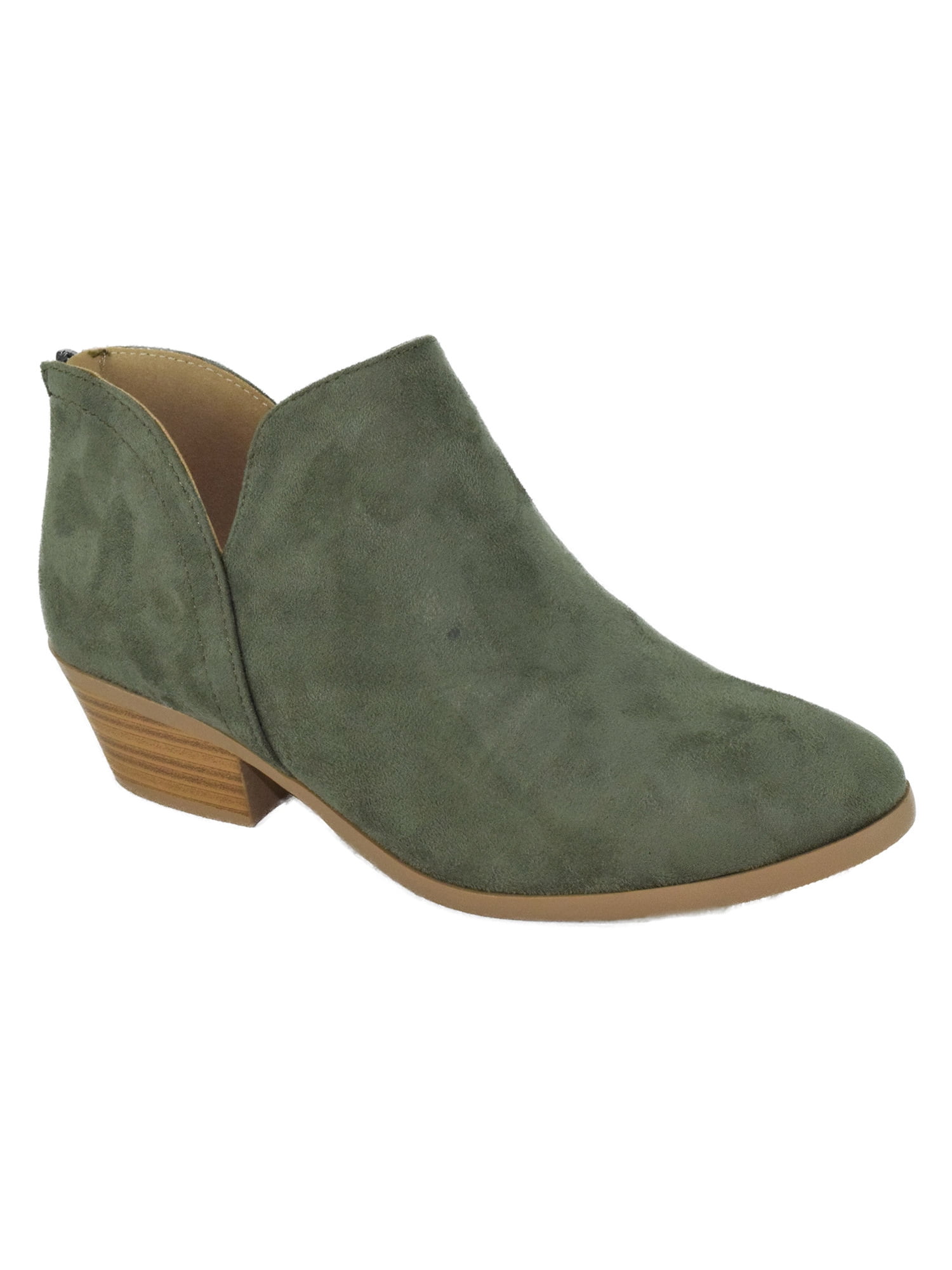 olive green ankle boots womens