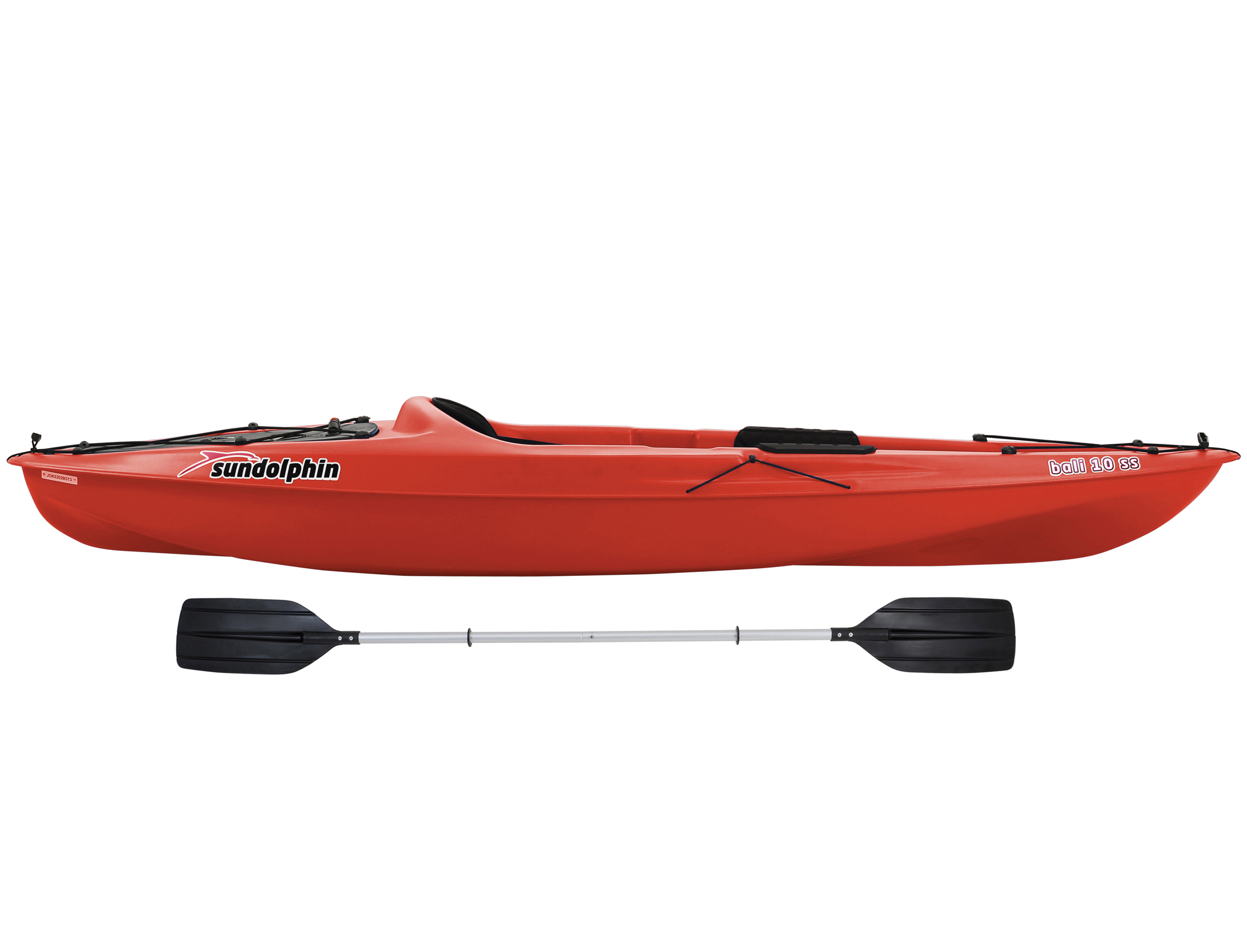 Sun Dolphin Bali 10' Sit-On Kayak Red, Paddle Included - image 4 of 4