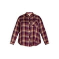 thumbnail image 2 of Terra & Sky Women's Plus Plaid Button-Down Shirt, Sizes 0X-5X, 2 of 5