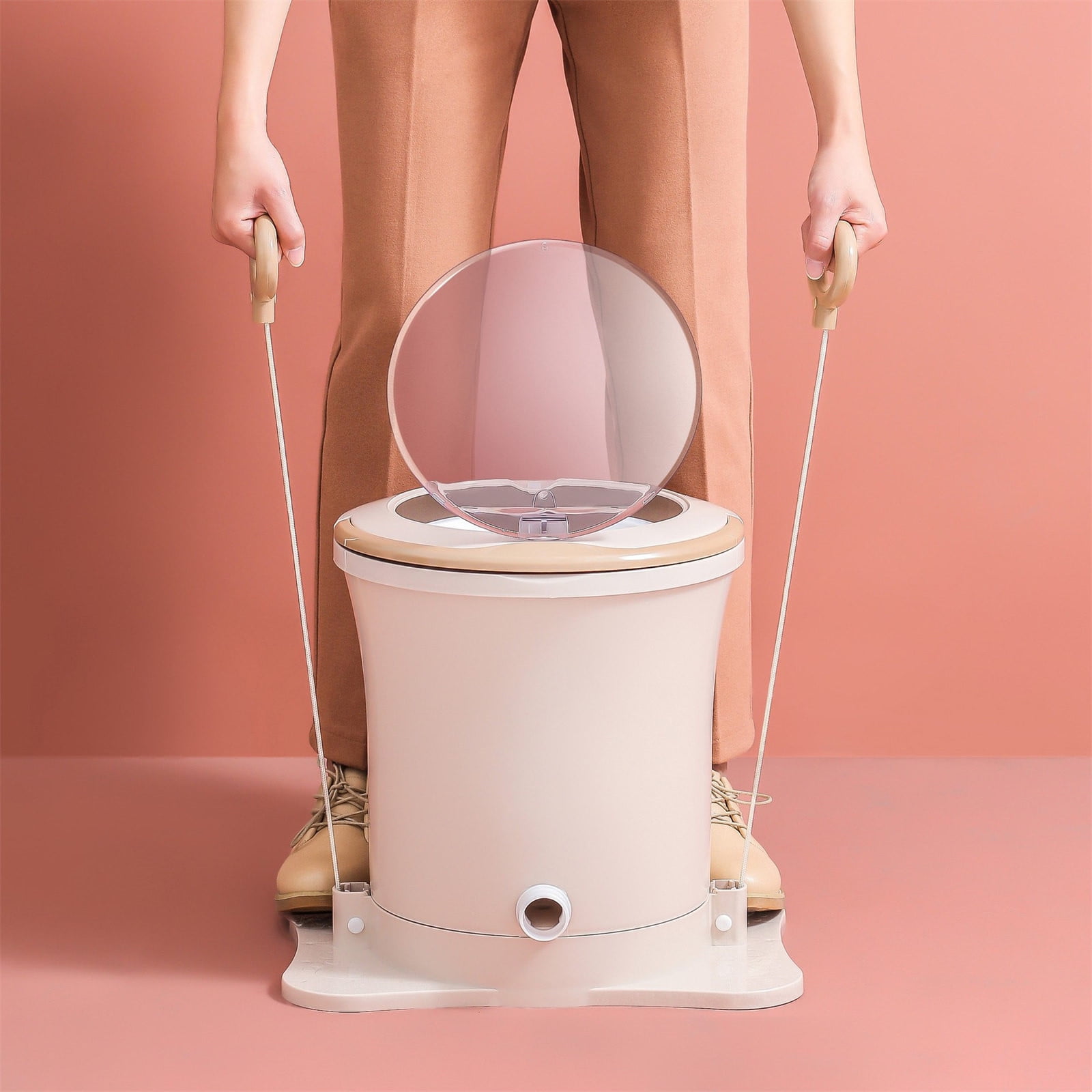 Hand Crank Clothes Wringer Manual Clothes Dryer ，Portable Mini Spinner Compact Spin Dryer Non electric Laundry Dryer,Non Cord Laundry Wringer Small Cloth