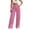 Red, variant on Women New Trousers Solid Color High Waisted Hanging Bottom Straight Leg Suit Pants With Pockets Relaxed Fit Comfort Daily Wear