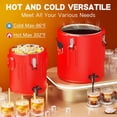 thumbnail image 4 of Insulated Beverage Dispenser 32 L - Ice and Hot Drink Dispenser with 304 Stainless Steel Interior and Spout, Portable Hot Water Dispenser, Outdoors Cooler Jug for Camping Party Sports, 4 of 8