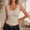 A1_Beige, variant on Women's Sleeveless Scoop Neck Fitted Tank Top Ribbed Knit Casual Basic Cami Shirts Stretchy Slim Fit Shirts Cute Basic Layering Undershirts Lightweight Workout Yoga Wide Strap Vest Coffee Xxl