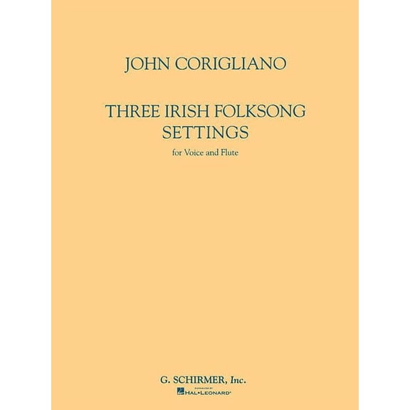 Three Irish Folksong Settings: Voice and Flute (Paperback)