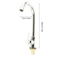thumbnail image 3 of Household Faucet, G1/2in Thread Kitchen  Plating Zinc Alloy Faucet Single Cold Vertical Faucet Tap for Home Use, Touch On Kitchen Sink Faucets, 3 of 8