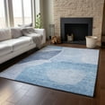 thumbnail image 6 of Addison Rugs Mayfield Washable Transitional Abstract Denim Rectangle Rug, 9' x 12', 6 of 6
