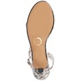 thumbnail image 5 of Journee Womens Jemry Crossover Strap Kitten Heel Dress Sandals, 5 of 9
