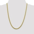 thumbnail image 2 of 14k Yellow Gold 24 Inch 3.7mm Wheat Chain Necklace Pendant Charm Spiga, 2 of 9