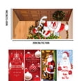 thumbnail image 3 of Bewildely Reno de fiesta para colgar en la puerta de Navidad, elástico, caprichoso, decoraciones para fiestas navideñas, suministros para Kits de decoración para fiestas SDMT035 200*90cm, 3 of 6