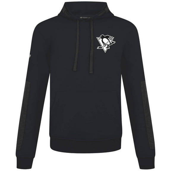 Men's Levelwear  Black Pittsburgh Penguins Bombay Response Pullover Hoodie