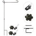 thumbnail image 3 of Shisuyan Iron Flag Stand Black 1 Set, 3 of 9