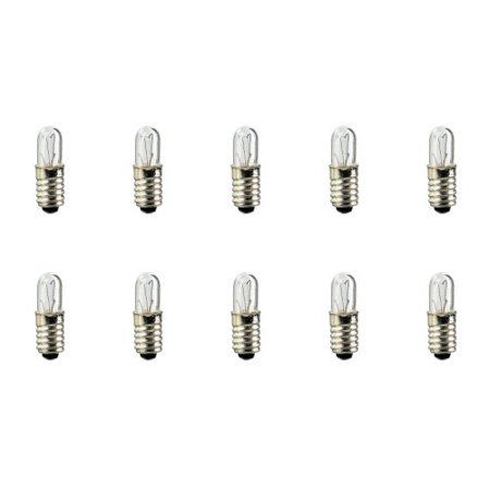 

CEC Industries #8669 Bulbs 1.35 V 0.08 W E5.5 Base T-1.75 shape (Box of 10)