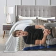 thumbnail image 4 of Bill Skarsgard Fleece Blanket for Couch - Throw Blanket Lightweight Bill Skarsgard Merch Super Soft Cozy Luxury Bed Blanket Microfiber and Throws for Sofa, 4 of 6