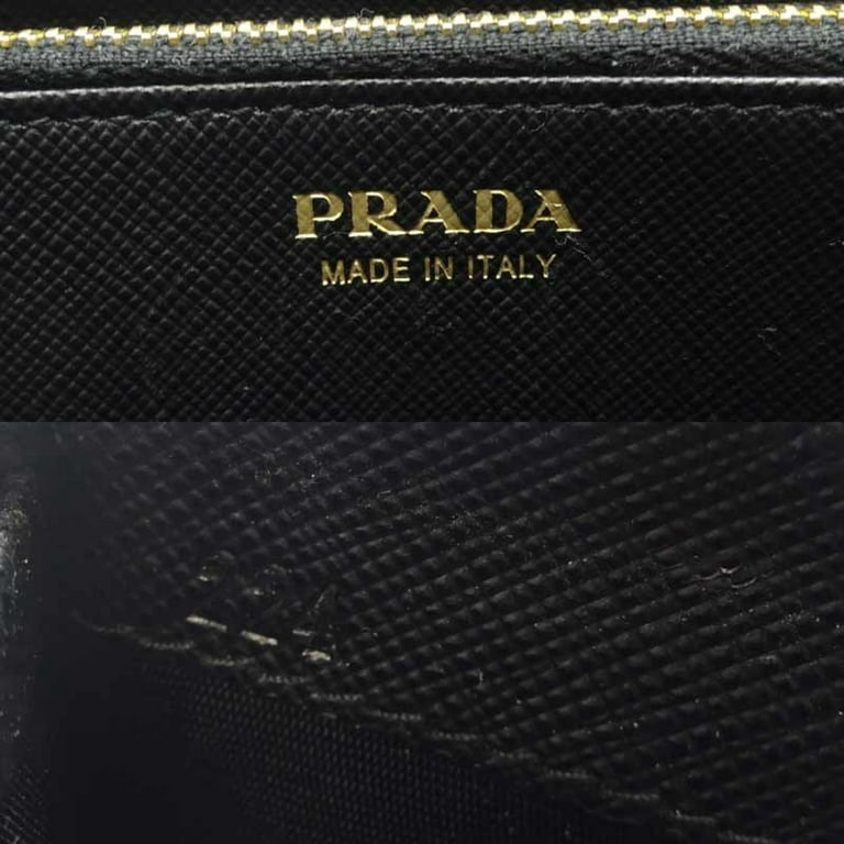 Authentic Prada Tessuto Safiano nero black, Luxury, Bags & Wallets