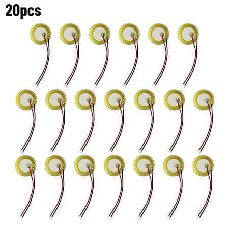 

10/20pcs High Quality Copper Plate 27mm Accessories Piezoelectric Piezo Buzzer Buzzer Loudspeake Parts Ceramic Wafer Plate 20PCS