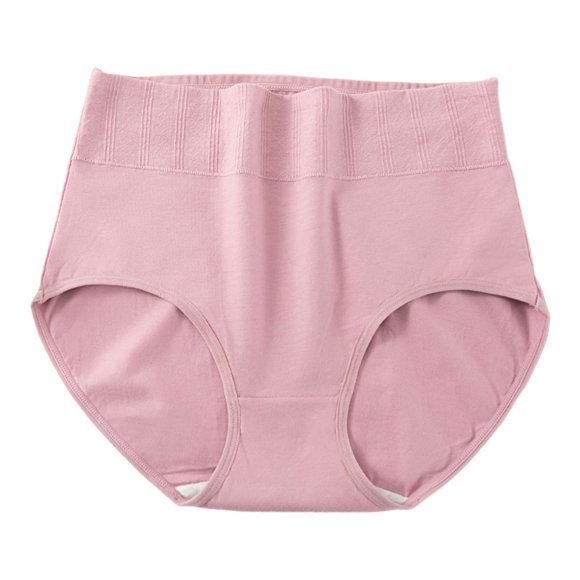 Hontri Women's Classic High-Waist Cotton Briefs – Soft Full-Coverage Panties (Comfortable for All-Day Wear | No-Roll Waistband | Multipack Available) (Purple | S)