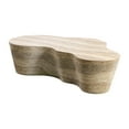 thumbnail image 4 of Slab Faux Travertine Coffee Table, 4 of 4