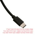 thumbnail image 6 of USB C to 5.5x2.1mm 5V 9V 12V 12V 20V 3A Adjustable Voltages Cable with LED Voltmeter for Routers Camera LCD Monitors, 6 of 8