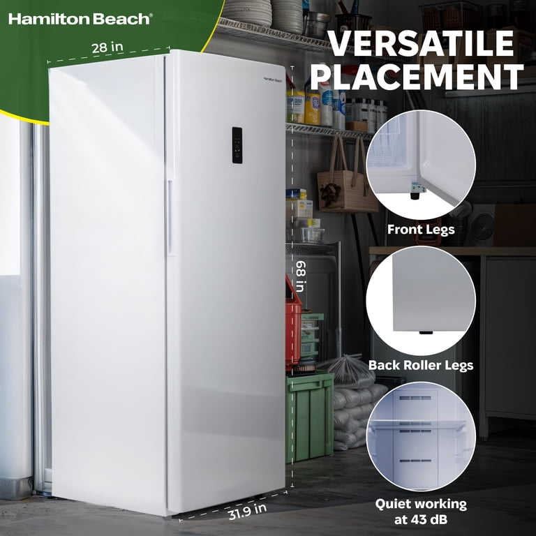 Hamilton Beach 17 Cu Ft Upright Convertible Refrigerator Freezer