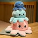 thumbnail image 2 of 20cm 30cm 40cm Giant Reversible Octopus Stuffed Animal Reversible Happy Sad Octopus Plush Toy Gift NEW FQ, 2 of 3