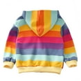 thumbnail image 5 of Maxcozy Girls Kids Children Rainbow Coat Hooded Jacket Outwear Top Zip Clothes Outfits 2-6T, 5 of 11