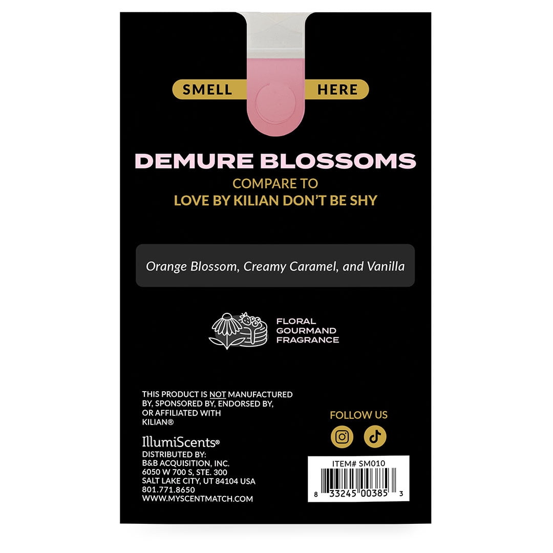 (3 pack) IllumiScents ScentMatch, 3 oz Wax Melts, Demure Blossoms (Compare to: Killian Love, Don’t be Shy)