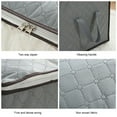 thumbnail image 4 of Inteprter Bolsa de almacenamiento de ropa de tela no tejida, amplia aplicación y bolsa de almacenamiento de ropa duradera que ahorra espacio Almacenamiento y organización del hogar rosa l, 4 of 6