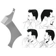 thumbnail image 2 of UNTERING Stainless Steel Beard Shapers with Comb Beard Shaping Styling Tool Beard Shaping Template for Man Beard Trim, 2 of 7