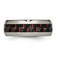 thumbnail image 3 of Chisel Titanium Polished with Black and Red Carbon Fiber Inlay 8mm Band, 3 of 7