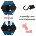 thumbnail image 3 of Tiny Teeth Mini Car Trash Can with Foldable Lid, Leak-proof Design and Hanging Storage Bag for Auto - Car Trash Can, 3 of 6