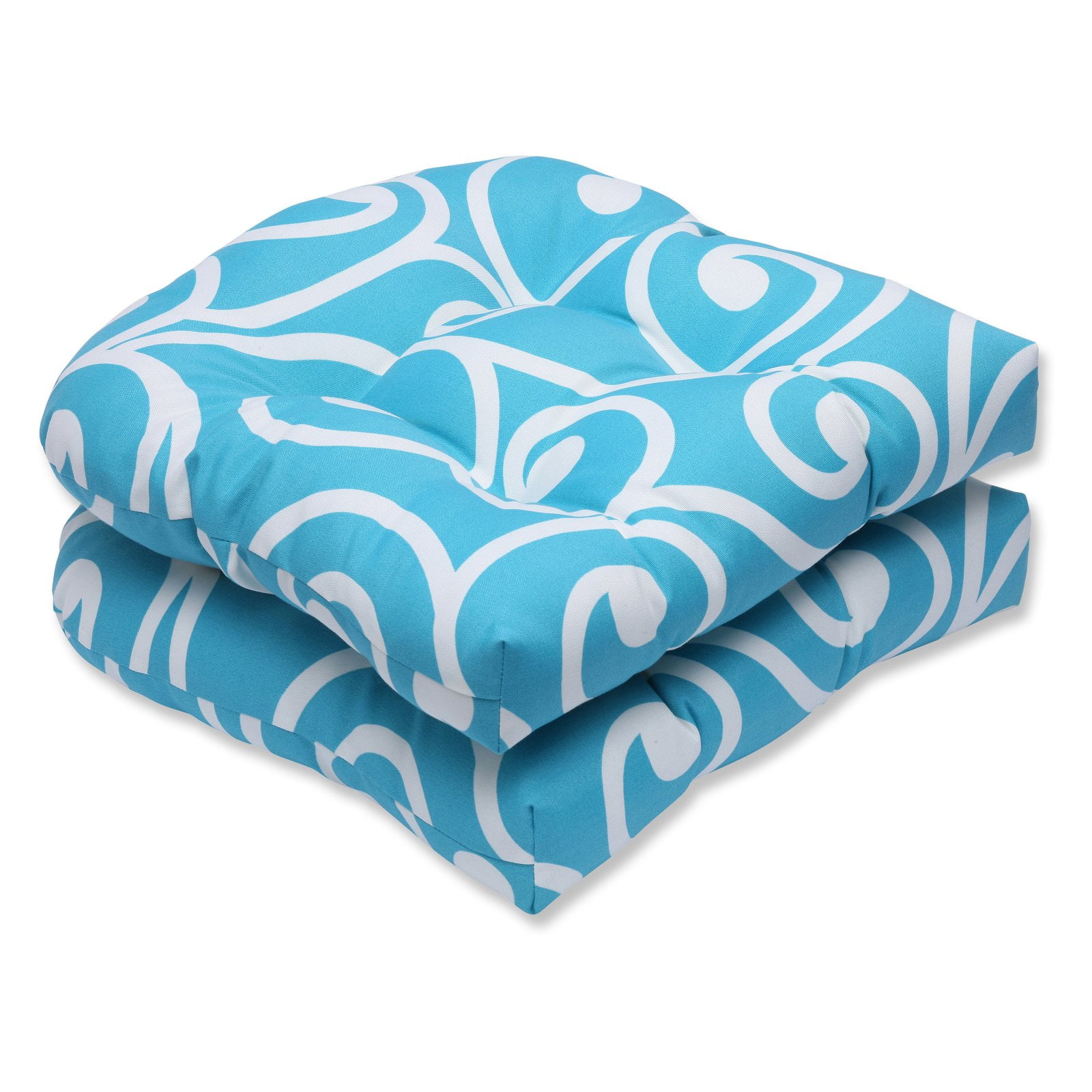 Pillow Perfect 612492 Baja Linen Sitzkissen-Set, Limettengrün