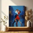 thumbnail image 6 of Romantic Couple Dancing in Rain Oil Canvas Print, Wall Decor for Living Room Bedroom Dining Room Hotel Office Bar, 6 of 8