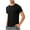 Black, variant on Men's Workout T Shirts Moisture Wicking Athletic Gym Basic Tees Short Sleeve Plain Tshirts Summer Casual Tops
