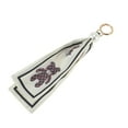 thumbnail image 5 of Unique Bargains 1 Pc Fashion Pearl Scarf Bears Print Handbag Charm Bag Accessories Beige, 5 of 5