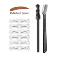 thumbnail image 1 of YOPTOP One Step Brow Stamp Shaping Kit Quick Natural Eyebrow Makeup Tool(Dark Gray),Brown, 1 of 6