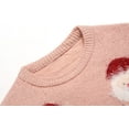 thumbnail image 4 of HSHDLDF Chandail de Noël Laid pour Femmes Père Noël Flocon de Neige Tricoté Chandail à Manches Longues Col Rond, 4 of 4