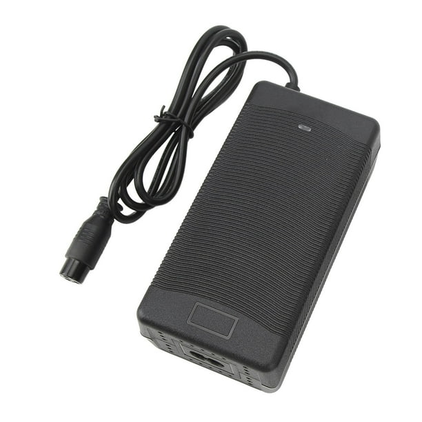 Cargador De Bicicleta Eléctrica, 54.6V 2.5A Reemplazo De Cargador Rápido Con Conector Estándar De 3PRONG GX16 Para Bicicleta Eléctrica